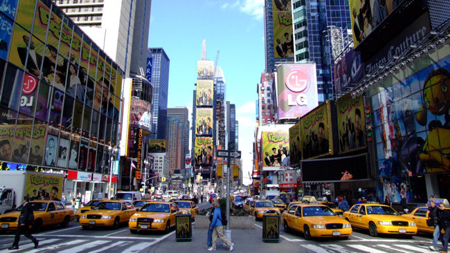 New York City yellow taxi cabs